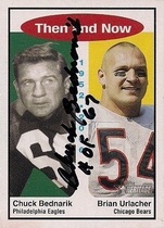 2006 Topps Heritage Then and Now #TN2 Brian Urlacher|Chuck Bednarik