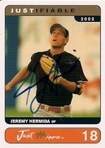 2002 Justifiable Base Set #18 Jeremy Hermida