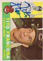 1960 Topps Base Set #30 Tito Francona