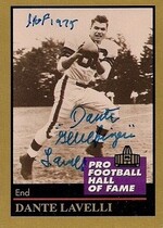 1991 ENOR Pro Football HOF #85 Dante Lavelli