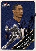 2000 Fleer Tradition #329 Roger Beckett