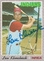 1970 Topps Base Set #247 Lou Klimchock