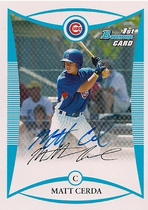 2008 Bowman Draft Prospects #BDPP63 Matt Cerda