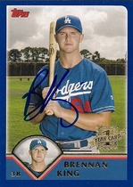 2003 Topps Traded #T233 Brennan King