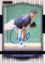 2008 Razor Signature Series #27 Carlos Gutierrez