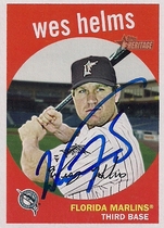 2008 Topps Heritage High Numbers #584 Wes Helms