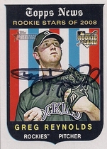2008 Topps Heritage High Numbers #605 Greg Reynolds