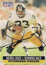 1991 Pro Set Base Set #274 Merril Hoge