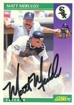 1992 Score Base Set #367 Matt Merullo