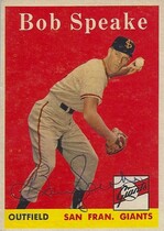 1958 Topps Base Set #437 Bob Speake