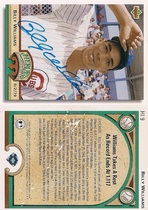 1992 Upper Deck Heroes Highlights #HI9 Billy Williams