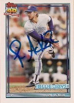 1991 O-Pee-Chee OPC Base Set #71 Jim Acker