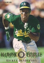 1995 Fleer Update Diamond Tribute #7 Rickey Henderson