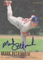 1996 Fleer Base Set #554 Mark Perkovsek