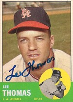 1963 Topps Base Set #441 Lee Thomas