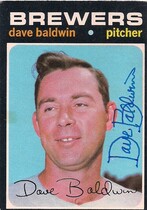 1971 O-Pee-Chee OPC Base Set #48 Dave Baldwin