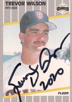 1989 Fleer Base Set #347 Trevor Wilson