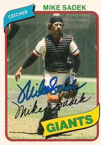 1980 O-Pee-Chee OPC Base Set #240 Mike Sadek