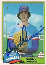 1981 O-Pee-Chee OPC Base Set #22 Danny Darwin
