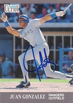 1991 Ultra Update #U-55 Juan Gonzalez