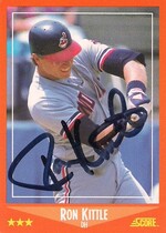 1988 Score Traded #44 Ron Kittle