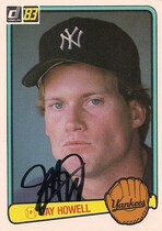 1983 Donruss Base Set #587 Jay Howell