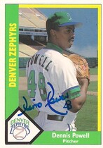 1990 CMC Denver Zephyrs #22 Dennis Powell