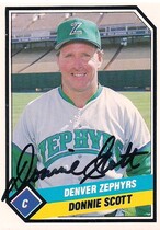 1989 CMC Denver Zephrys #6 Donnie Scott