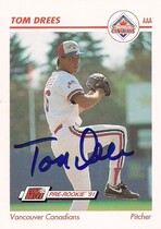 1991 Line Drive AAA #631 Tom Drees