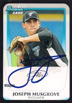 2011 Bowman Draft Prospects #BDPP62 Joseph Musgrove
