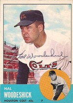 1963 Topps Base Set #517 Hal Woodeshick