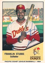 1984 Cramer Albuquerque Dukes #151 Franklin Stubbs