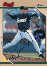 1996 Bowman Base Set #318 Donne Wall