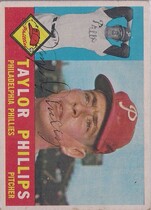 1960 Topps Base Set #211 Taylor Phillips