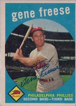 1959 Topps Base Set #472 Gene Freese