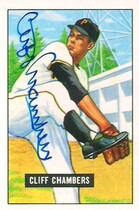 1986 Card Collectors Company 1951 Bowman Reprint #131 Cliff Chambers