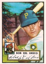 1983 Topps Reprint 52 #353 Bobby Del Greco