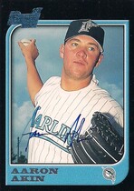 1997 Bowman Base Set #432 Aaron Akin