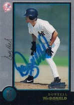 1998 Bowman Chrome #350 Donzell McDonald