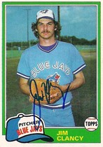 1981 Topps Base Set #19 Jim Clancy