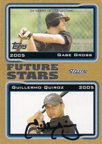 2005 Topps Gold #329 Gabe Gross|Guillermo Quiroz