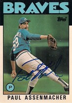 1986 Topps Traded Tiffany #4T Paul Assenmacher