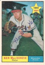 1961 Topps Base Set #496 Ken MacKenzie