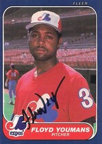 1986 Fleer Base Set #267 Floyd Youmans