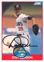 1989 Score Base Set #547 Don Gordon