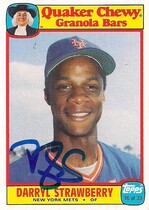 1986 Quaker Granola #16 Darryl Strawberry