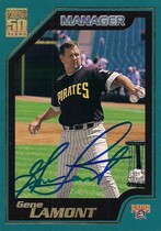 2001 Topps Base Set #348 Gene Lamont