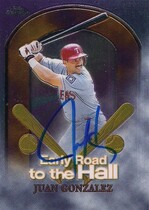1999 Topps Chrome Early Road to the Hall #ER4 Juan Gonzalez