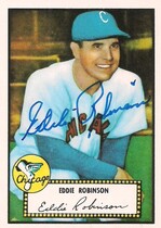 1983 Topps Reprint 52 #32 Eddie Robinson