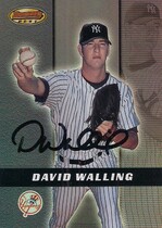 2000 Bowman Best #103 David Walling